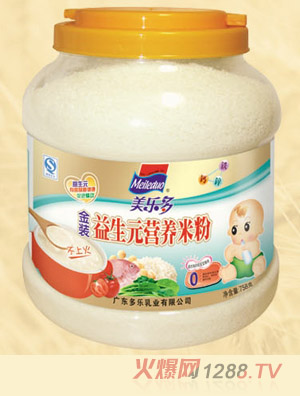 美多樂(lè)罐裝益生元營(yíng)養(yǎng)米粉0段