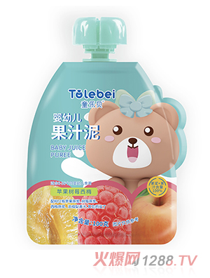童樂(lè)貝嬰幼兒果汁泥-蘋果樹莓西梅